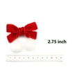4 Pieces Christmas Red Baby Girls Chinese Style Hairy Furry Balls