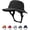 Black, variant on Mens Womens Surf Bucket Hat Waterproof UPF50+ Foldable Beach Sun Hats
