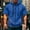 Blue |#142, variant on Short Sleeve Hoodies for Men Hooded Muscle Pullover Full Zip T-Shirts Athletic Tees Gym Workout Sweatshirt Army Green 3XL