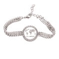 thumbnail image 1 of Mapa mundial país geografía * wordcloud Pulsera de tobillera de cadena de tenis, joyería de diamantes, 1 of 3