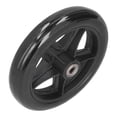 thumbnail image 1 of Reemplazo de la Rueda de Silla de Ruedas, Neumlico de Caminante A Prueba de Skid Negro de 16 cm en espesas para rollator, 1 of 7