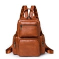 thumbnail image 4 of PRIYAL Leather Laptop Backpack for Men Women Work Travel, Daily Backpack Casual Daypack, 4 of 5