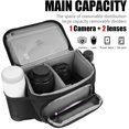 thumbnail image 2 of Compact Camera Bag Single Shoulder Crossbody Bag Camera Case Compatible for Canon Nikon Sony SLR DSLR, 2 of 5