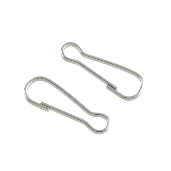 12 Packs: 45 ct. (540 total) 1" Rhodium Lanyard Hooks by Bead Landing™