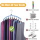 thumbnail image 4 of Legging Organizer for Closet, Swivelable Metal Pants Hangers, Yoga Pants Hangers Space Saving Closet Organizer, 4 of 5