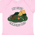 thumbnail image 4 of Inktastic My First Camping Trip-camping Hedgehog Boys or Girls Baby Bodysuit, 4 of 5