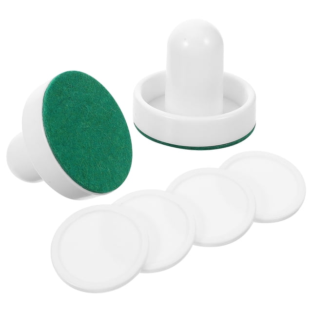 KAKOWELY 1 Ensemble de Rondelles de Hockey pour Hockey de Table Équipement Rond en Plastique pour Joueurs