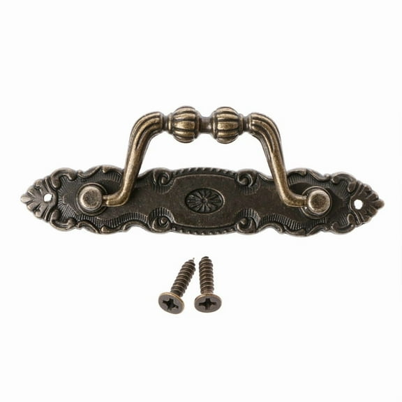 XISAOK Antique Cabinet Drawer Handle Bronze Door Handle Chest Dresser Vintage Pull Knob