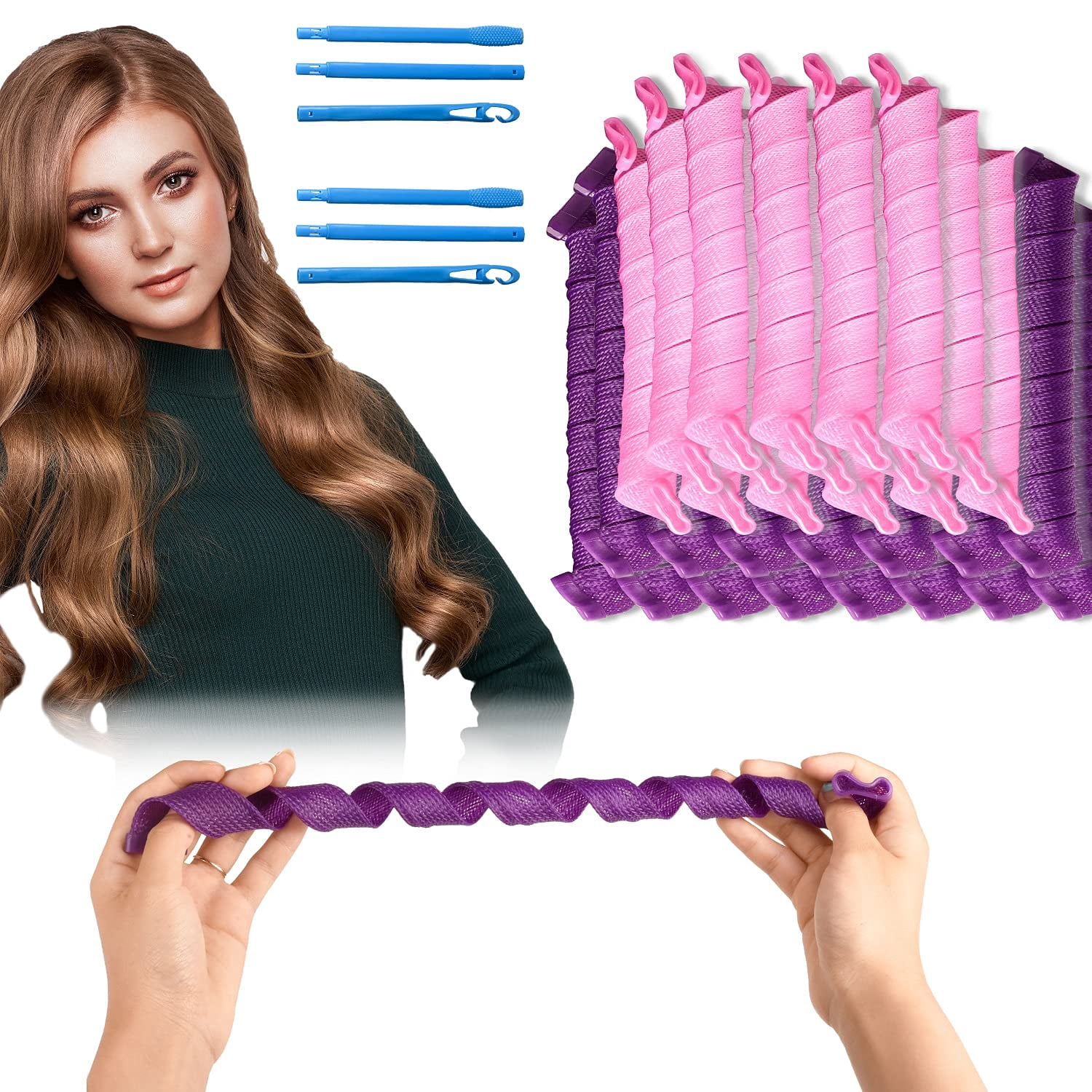 using spiral curlers