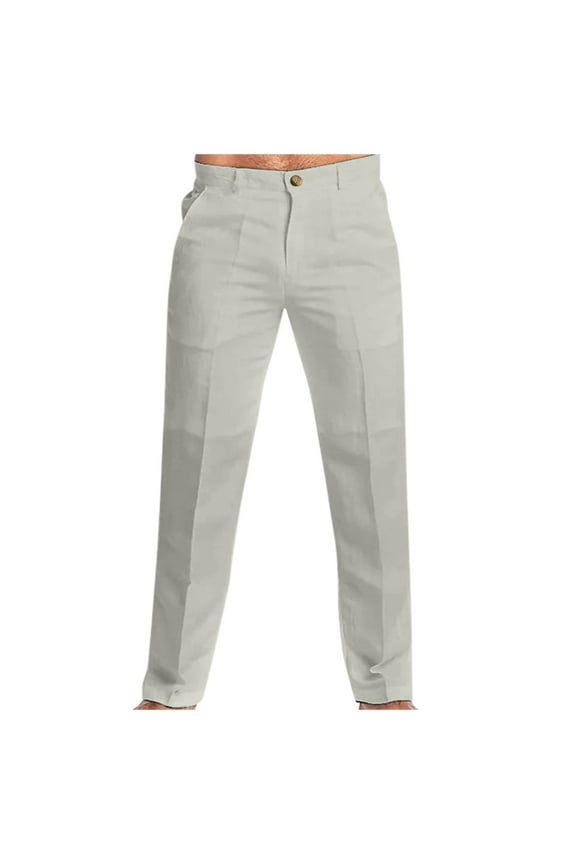 Men's Skinny Stretchy Casual Pants Colored Pants Slim Fit Slacks Tapered Trousers(3XL,Grey)