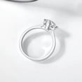 thumbnail image 4 of 2ct Round Cut Wedding AAA Cz 925 Silver Women's Love Heart Fashion Ring Size 4-9, 4 of 8