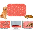 thumbnail image 5 of Non-Slip Washable Dog Pee Pads | Large Super Absorbent Leak-Proof Reusable Training Mat for Dogs Cats Pets | Soft Cotton Multi-Layer Urine Barrier | 40x60cm | 1 Pack | Red | Machine Washable, 5 of 7
