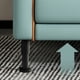 thumbnail image 3 of Cateissary Metal ajustable para camas, armarios de TV, altura antideslizante, goma para muebles de 18cm de altura para aumentar muebles Decoración del hogar negro 4 piezas 【12-18 CM】, 3 of 6