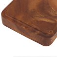 thumbnail image 4 of Walnut Fruit Plate Smooth Textured Elegant Wood Serving Tray for Snack Fruit Nut Kitchen Utensils Square 15x15cm, 4 of 4