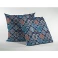 thumbnail image 3 of Amrita Sen Designs Amrita Sen Floral Windows Faux Suede Throw Pillow 20"x20", 3 of 9