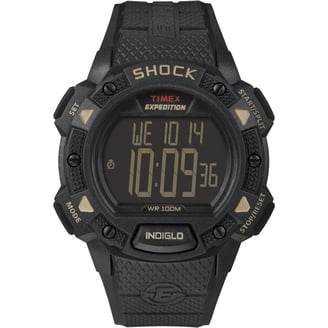 Timex Expedition Shock 50mm Black Resin Case with Black Resin Strap Men\'s... Timex Men main image 2