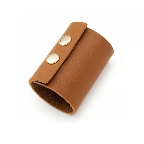 Lazos De Pelo De Cuero Titular De Cola De Caballo Ajustable Accesorios Para El Cabello Kearding CE008380-01