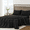 Black, variant on 4 Piece Bed Sheet Set, King Size Upgraded Cooling Deep Pocket Comfy Breathable Hotel Luxury Bedding, Extra Soft Wrinkle Free Sheets Cover, Queen Sheets up to 16 inch, Black