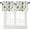 Mid Century-1, variant on Rod Pocket Window Valances, Rustic Sunflower Kitchen Short Curtain Valance Windows Treatment Drapes Sets, Yellow Floral Blooming Kitchen Curtains for Farmhouse Living Room Bedroom 54x24 Inch, 3 Piece