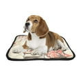 thumbnail image 2 of PKQWTM Traditional Japan Girls Having Tea Spring Oriental Cherry Blossom Branches Pet Dog Cat Bed Pee Pads Mat Cushion Potty Dogsblankets Crate Bed Kennel 28x36 inch, 2 of 3