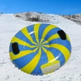 thumbnail image 4 of Tubo de nieve para diversión invernal, trineo de nieve inflable de 35 pulgadas para niños y adultos, 4 of 4
