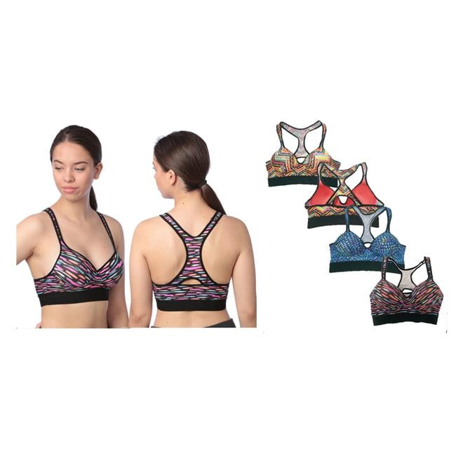 patterned sports bra