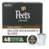 Peet's Coffee K-Cup Pods, Major Dickason's Dark Roast (48 Count) Single Serve Pods Compatible with Keurig Brewers