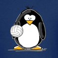 thumbnail image 3 of CafePress - Volleyball Penguin Kids Dark T Shirt - Dark T-Shirt Kids XS-XL, 3 of 4