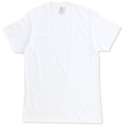 Men's 3pk White V-Neck T-Shirt