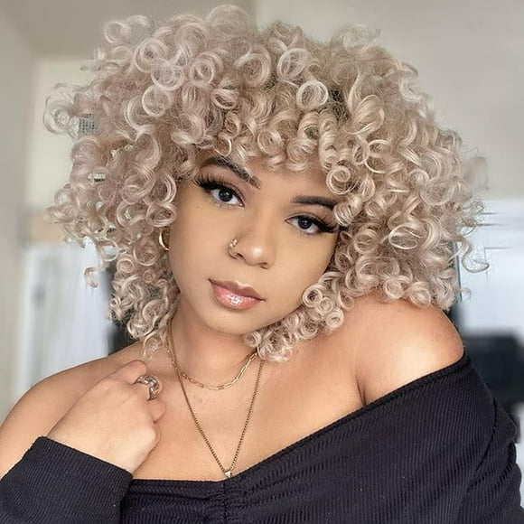 3 Packs 2X Ringlet Wand curl Jamaican Bounce 8 inch Short Synthetic crochet Hair Extensions Blonde Ombre crochet Braiding Hair 20 Roots (27613 Jamaican Bounce)