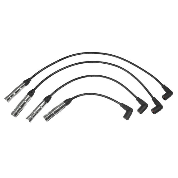 Unique Bargains Spark Plug Coil Wires 7mm Fit?for Volkswagen Beetle Golf Jetta L4 No.06A905430H/06A905430J - Pack of 4