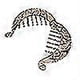 thumbnail image 3 of 4 Pcs French S H Clip H Comb Round H H Fash Interloc, 3 of 4
