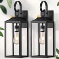 thumbnail image 1 of Luces de pared para exteriores Yolsunes, 19 pulgadas, paquete de 2 unidades, 1 of 8