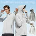 thumbnail image 5 of UV Protection Jacket with Detachable Brim Outdoor Sun Protection Clothing S1K9, 5 of 7