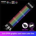 thumbnail image 2 of RGB Power Extension Cable use for 24PIN to Motherboard Transfer Cable 5V 3PIN Synchronized RGB Power Supply Sleeved Cable, 2 of 8