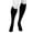 Black, variant on Juzo Assist 3611 Closed Toe Knee Highs w/Silicone Band - 20-30 mmHg Reg Beige III