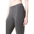 thumbnail image 5 of Fishers Finery Ecofabric Capri Legging; Casual Lounge Legging (Heathered Gray, XS), 5 of 5