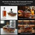 thumbnail image 3 of 300ML Car Shaped Whiskey Decanter - Art Statue, Car Whiskey Bottle, Creative Leak-proof Empty Wine Bottle Dispenser,Style C, 3 of 7