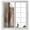 Brown, variant on Sage Green Privacy Window Film,Decorative Frosted Glass Window Film,Retro Oil Painting Modern Abstract Art Aesthetics Reusable Peel Stick Static Cling for Home Bathroom Office Glass Door 17.7"x39.3"