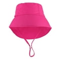 thumbnail image 5 of Awdenio Bucket Hats Toddler Baby Summer Sun Protection Fashion Solid Color Outdoor Sun-hat Cute Sunscreen Hat Cap, 5 of 9