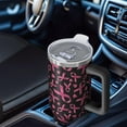 thumbnail image 6 of Breast Cancer Tumbler with Handle and Lid,40oz Double Wall Vacuum Insulated Tumbler,Cups Gift for Women and Men, 6 of 7