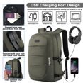 thumbnail image 3 of Mochila para portátil AMBOR Antirrobo de 15,6 a 17,3 pulgadas con puerto USB, 3 of 6