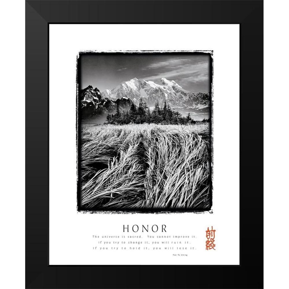 Unknown 12x14 Black Modern Framed Museum Art Print Titled - Honor