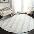 thumbnail image 2 of SAFAVIEH Glamour Aubree Abstract Area Rug, Blue/Ivory, 4' x 6', 2 of 10