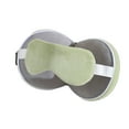 thumbnail image 1 of Almohada de viaje para el cuello con antifaz, 2 en 1, portátil, plegable, con cremallera y mosquetón para aliviar el dolor de cuello, ideal para vuelos y viajes en coche., 1 of 8