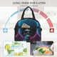 thumbnail image 4 of Fotbe Punk Style Blue Haired Skull Bolsa de Almuerzo con Estampado, Lonchera Aislada, Contenedores de Comida Reutilizables Tipo Cooler a Prueba de Fugas, 4 of 7