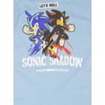 thumbnail image 2 of Sonic the Hedgehog Boys Sonic and Shadow Let's Roll T-Shirt, Sizes 4-16, 2 of 3