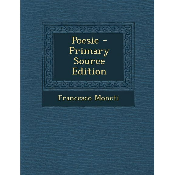 Poesie (Paperback)