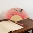 thumbnail image 4 of Paper Fan Decorations Classical Antique Style Folding Fan with Tassel for Stage Props and Wedding, 4 of 7
