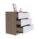 thumbnail image 1 of Cómoda 3 Cajones P/habitación Kaia Rovere Blanco/Marrón, 1 of 5